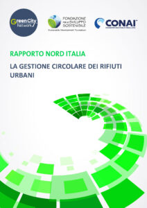 Copertina La gestione circolare dei rifiuti urbani_Rapporto_Nord_Italia_2022
